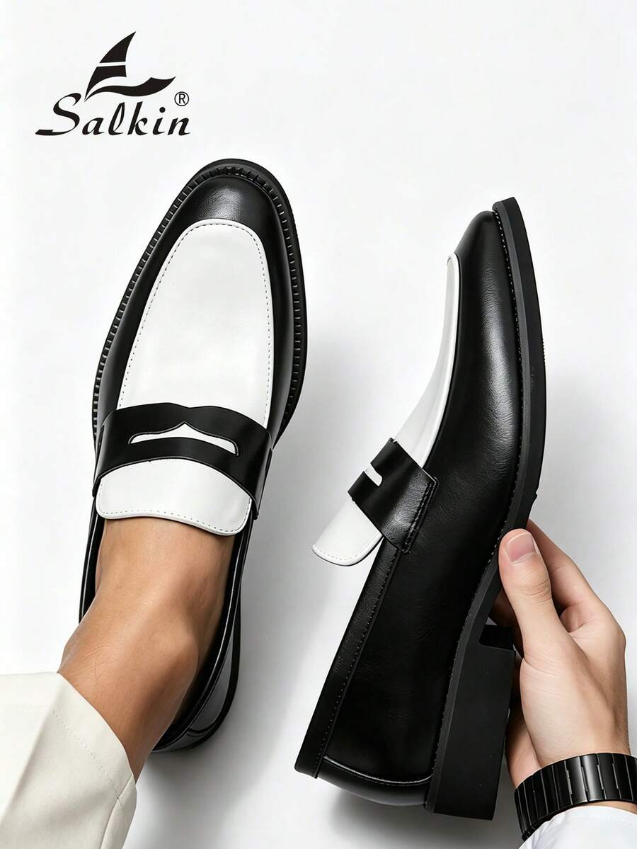 Klasične dizajnerske ručno rađene muške mokasine, pristupačan luksuz, slip-on  cipele