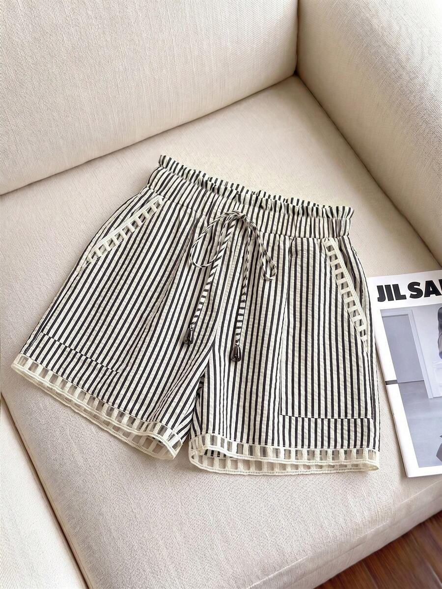 Ženski Casual Solid Šorts sa Pojasom