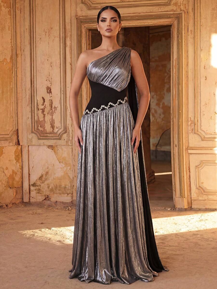Elegantna formalna večernja haljina,  A-kroj