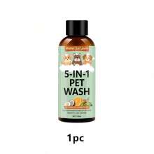 1PC/2PCS This Pet Shampoo Is A Universal, Deep-Cleaning Product For Pets. It Has A Fresh Scent, Moisturizes, Provides Double Skincare, Removes Odors, And Is Suitable For Cats And Dogs, Leaving Their Fur Clean, Smooth, And Shiny.