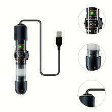 1pc Mini Fish Tank Heater, Automatic Temperature Control Heating Rod For Turtles, Micro Small Aquarium Heating Rod