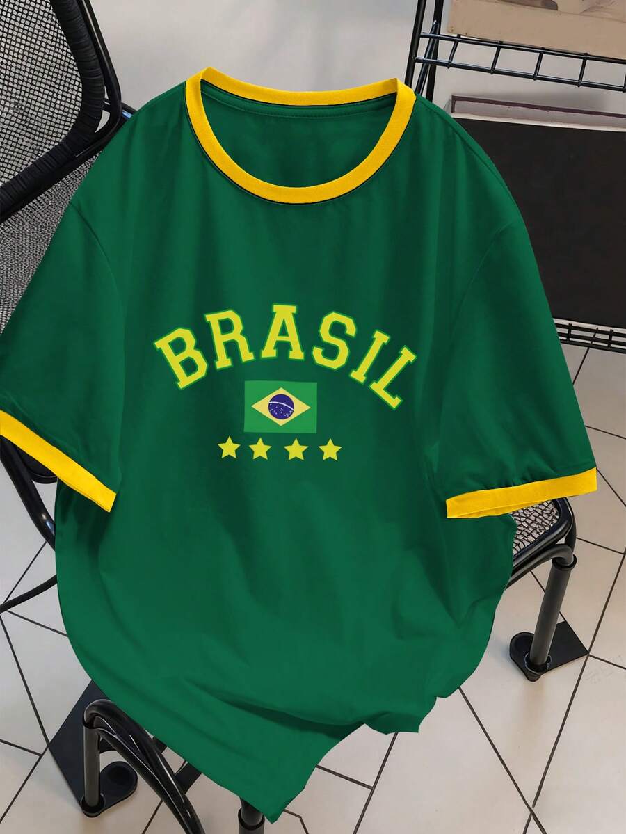 Muška  Brazil fudbalska majica kratkih rukava