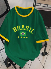 Muška  Brazil fudbalska majica kratkih rukava