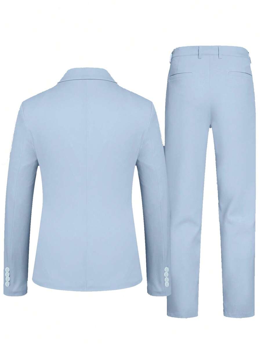 Muški set od sakoa i pantalona, slim fit, klasičan luksuzni stil, formalni, Old Money