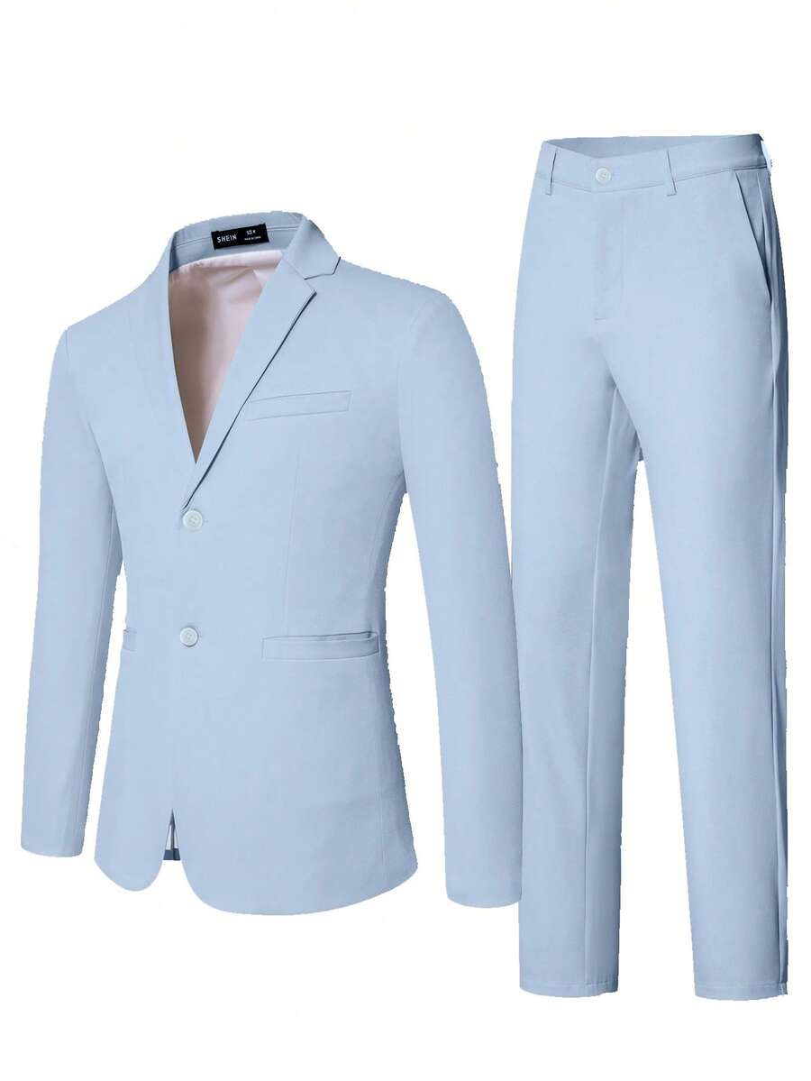 Muški set od sakoa i pantalona, slim fit, klasičan luksuzni stil, formalni, Old Money
