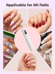 JMMO Portable Handheld Nail Dryer Lamp, UV/LED Nail Curing Light For All Gel Nail Polish, USB Rechargeable, Fast Drying Nail Lamp