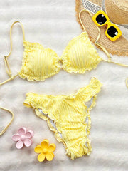 Jednobojni  Casual Bikini Set za Žene