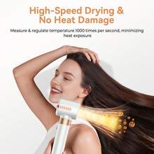 UKLISS 7-In-1 Auto Curling Hot Air Styler, 110K RPM High-Speed Brushless Motor Blow Dryer Brush, Professional Salon Straightener & Curler, Multi-Detachable Heads Negative Ion Styling Tool, Portable Travel Hot Air Styling Gift Set For All Hair Types