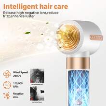 UKLISS 7-In-1 Auto Curling Hot Air Styler, 110K RPM High-Speed Brushless Motor Blow Dryer Brush, Professional Salon Straightener & Curler, Multi-Detachable Heads Negative Ion Styling Tool, Portable Travel Hot Air Styling Gift Set For All Hair Types
