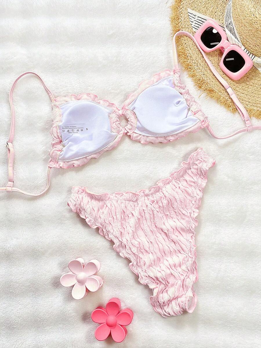 Jednobojni  Casual Bikini Set za Žene