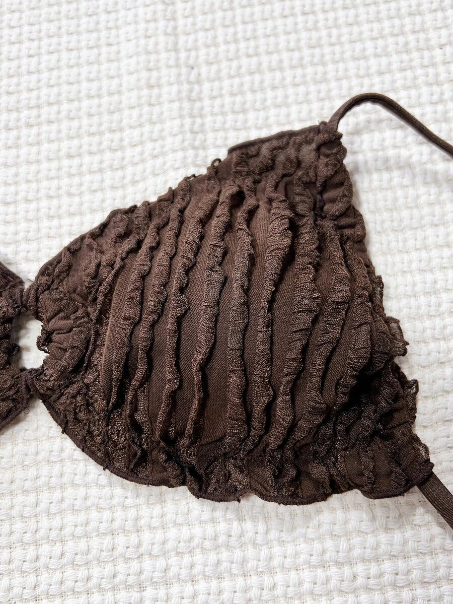 Jednobojni  Casual Bikini Set za Žene