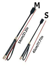 1pc PU Leather Riding Crop, Soft Riding Whip, Stage Prop With Non-Slip Braided Handle And Wrist Strap, Equestrian Training Tool