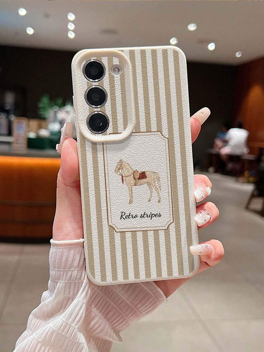 Futrola za telefon sa dizajnom  konja, kompatibilna sa 17 Pro Max/17 Air/16E/16 Pro Max/15/14 Plus/13/12/11, S24/20 Ultra/A52S/A31 A21S/A13/A05S, Note 13 Pro Plus/Note 10/Note 12C/Note 13C,