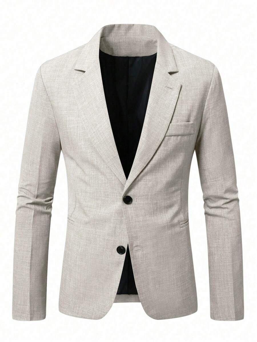 Muški letnji smart casual blejzer, regular fit, dugih rukava