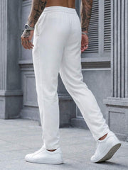Muške ležerne letnje pantalone  sa elastičnim strukom
