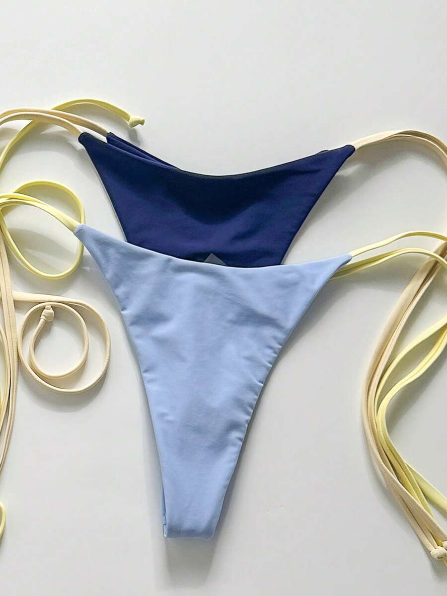 Ženski Bikini Set sa Halter Krojem i Dekoracijom od Kristala