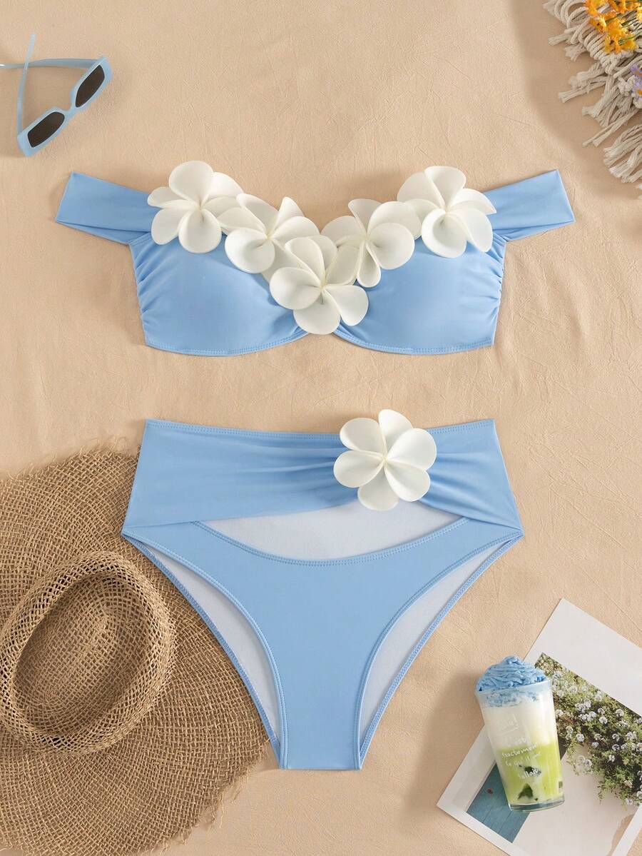 Cvetni 3D Bikini Set, Seksi