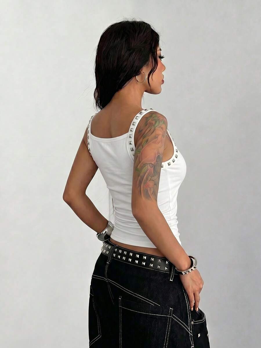 Streetwear Crni Top  Uski Kroj