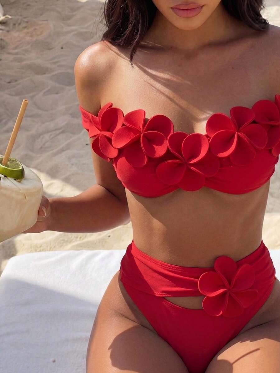 Cvetni 3D Bikini Set, Seksi