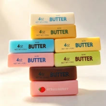 2026 New Butter Stick Stress Relief Squeeze Toy - PU Slow Rebound Texture - Realistic Butter Shape - Soft & Sticky Stress Relief - Fidget Toy For Emotion Soothing - Gift For Valentine's Day, Partner, Lover - Squishy, Squishy Toys, Squishies, Squishy Cube, Fidget Toys, , Cheese Squishy, Stress Ball