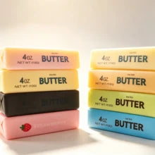 2026 New Butter Stick Stress Relief Squeeze Toy - PU Slow Rebound Texture - Realistic Butter Shape - Soft & Sticky Stress Relief - Fidget Toy For Emotion Soothing - Gift For Valentine's Day, Partner, Lover - Squishy, Squishy Toys, Squishies, Squishy Cube, Fidget Toys, , Cheese Squishy, Stress Ball