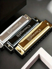 Metalna harmonika sa 10 rupa, profesionalna blues harmonika za početnike