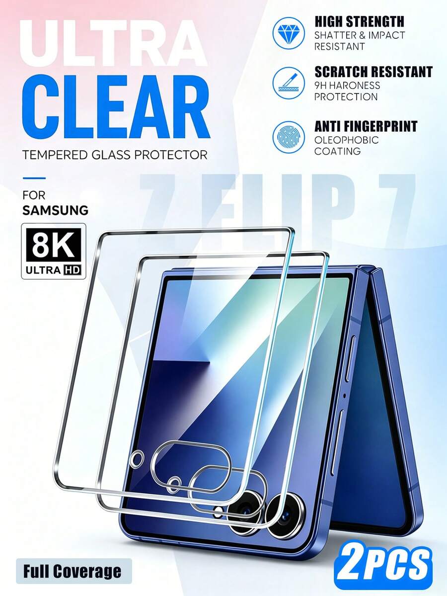 2 kom Galaxy Z Flip 7 zaštitno staklo za ekran sa privatnošću