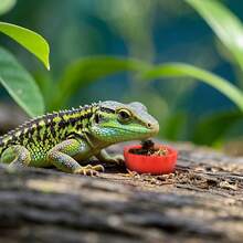 6pcs Random Color Mini Silicone Reptile Feeding Bowls, Bottle Cap-Style Water Dishes, Flexible Easy-Clean Accessory For Amphibians & Reptiles, All-Season Habitat Supply
