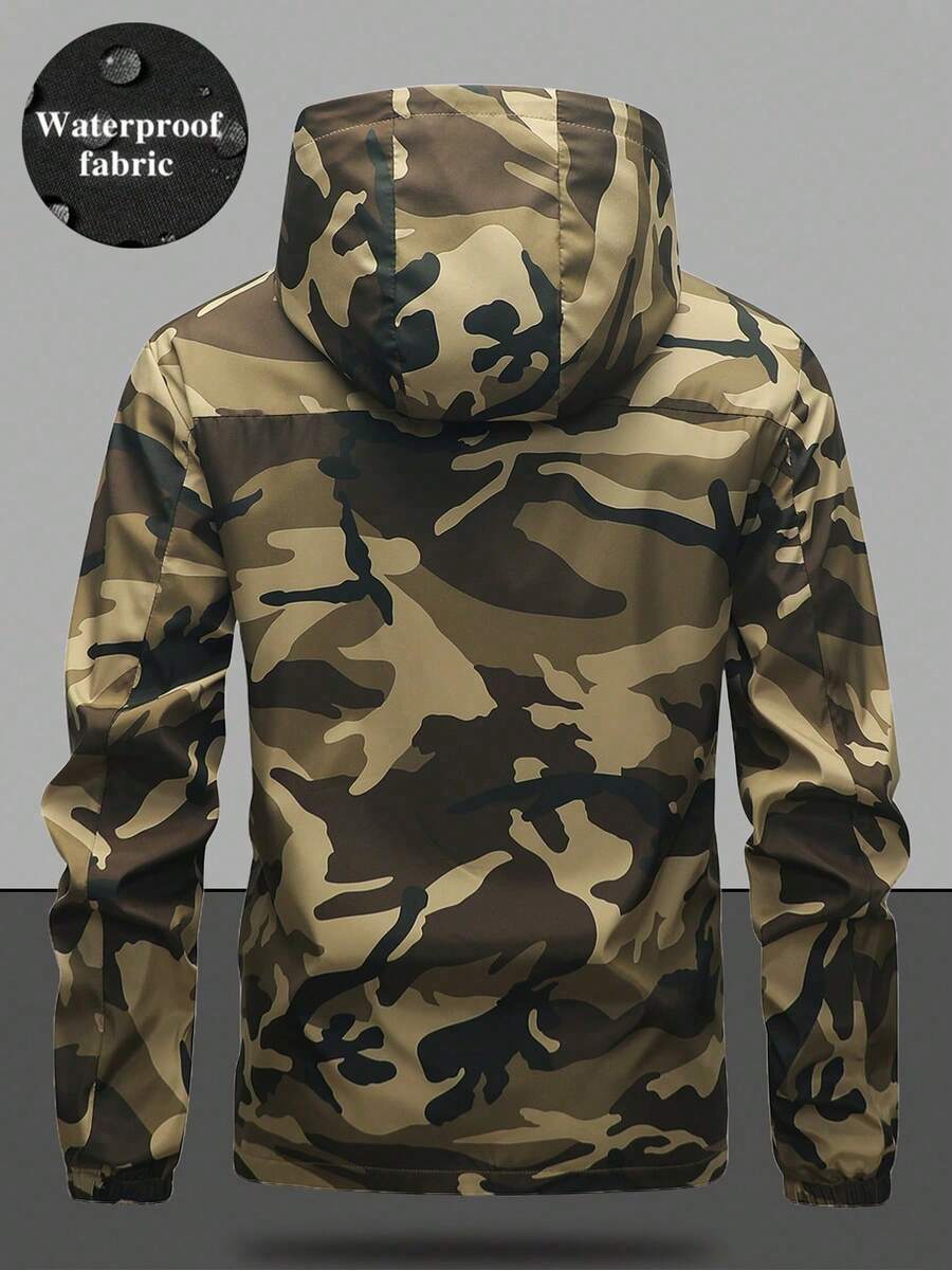 Muška softshell vetrovka sa kapuljačom i pertlama