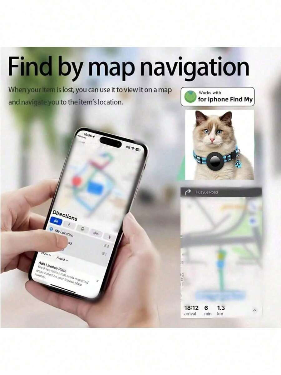 Ogrlica za lociranje kućnih ljubimaca  sa ugrađenim izvornim Find alatom