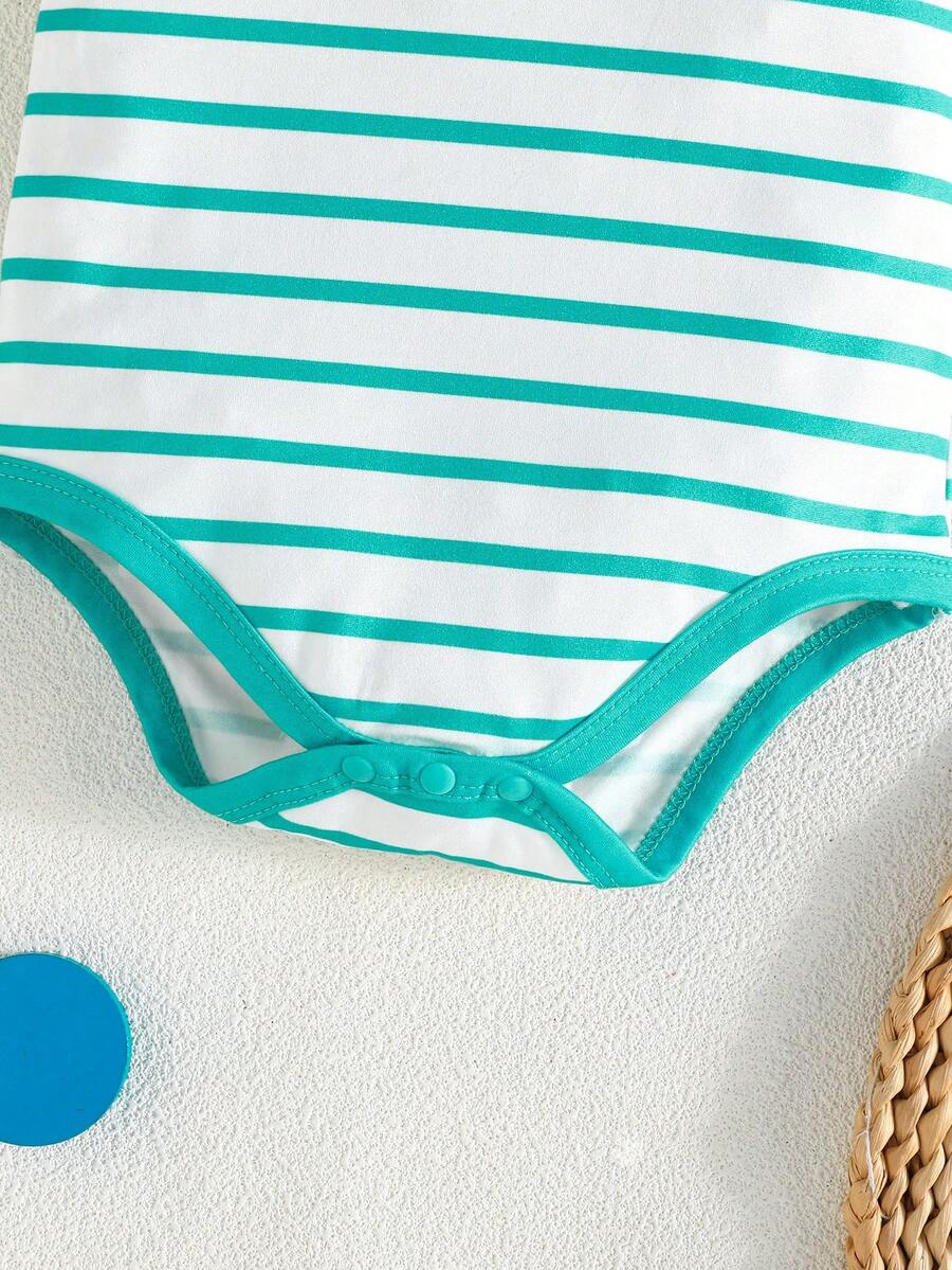 3 kom/set bebi body majice sa slatkim printom patke, udobne i lake za oblačenje, kratkih rukava