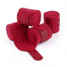 2/4pcs Complete Set Of Equestrian Equipment, Including Obstacle Racing Leg Guards, Hoof Boots, And Storage Bag
