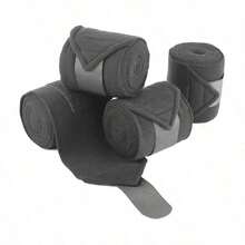 2/4pcs Complete Set Of Equestrian Equipment, Including Obstacle Racing Leg Guards, Hoof Boots, And Storage Bag