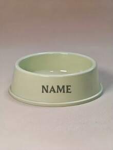 1pc Customized Personalized Pet Food Plate - Customize Your Pet Name Feeder, Suitable For Dogs And Cats - Ideal Choice For Food And Water, Perfect Commemorative Gift For All Breeds, Dog Bowl Gift Customization