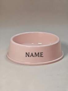 1pc Customized Personalized Pet Food Plate - Customize Your Pet Name Feeder, Suitable For Dogs And Cats - Ideal Choice For Food And Water, Perfect Commemorative Gift For All Breeds, Dog Bowl Gift Customization