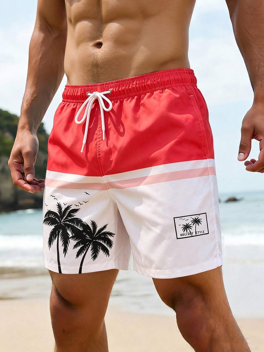 Naviga Muški šorts za plažu za plivanje sa printom morske zvezde