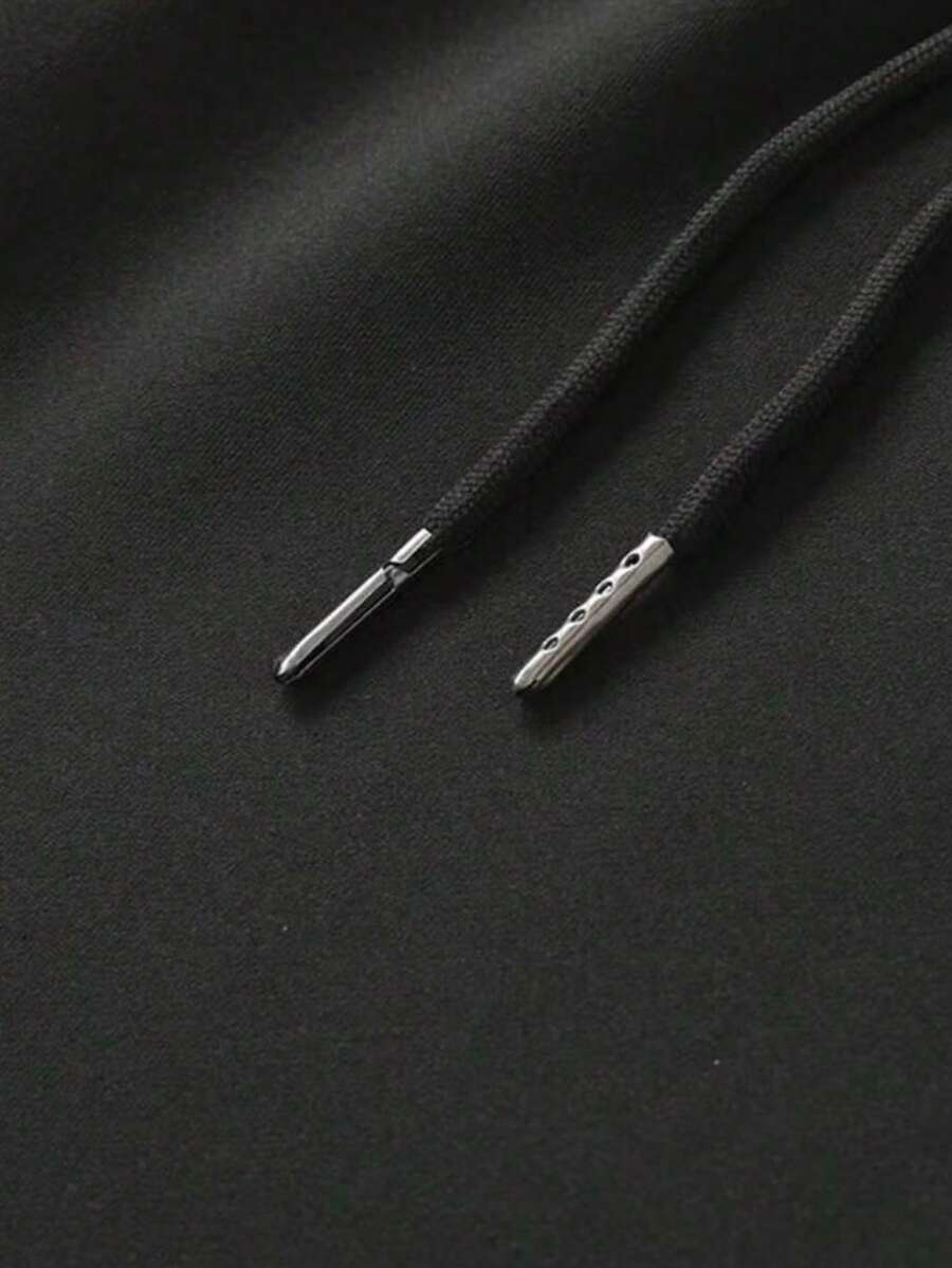 Muški jesenji/zimski komplet sa jaknom dugih rukava sa printom i suženim pantalonama sa pertlom u struku