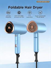 Professional High Power Fast Drying Low Noise Constant Temperature Hair Dryer, Home Hotel Lightweight Travel Salon Hair Dryer, Constant Speed AC Motor, Women's Birthday Gift, One-Key Cold/Hot Air Switch