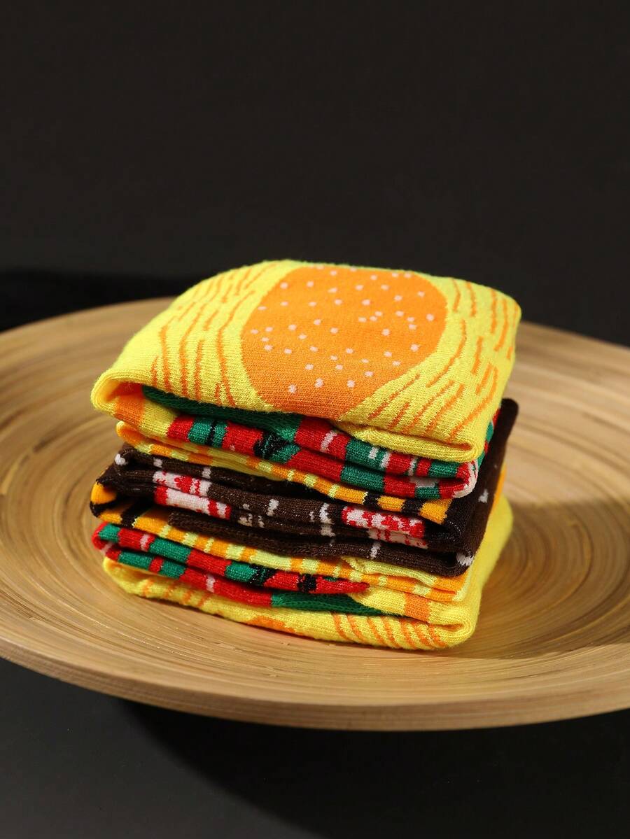 2 para burger čarapa do pola lista