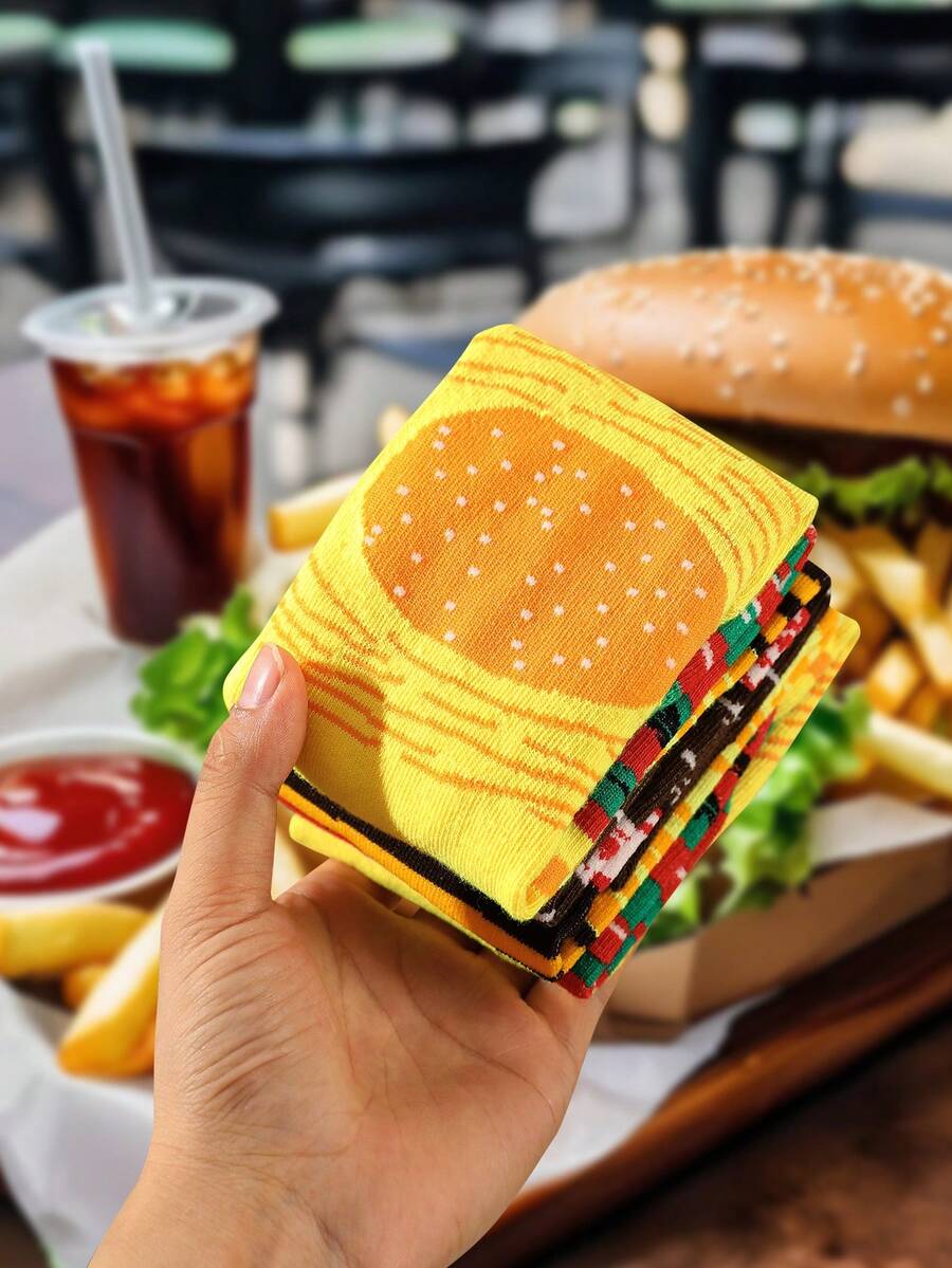 2 para burger čarapa do pola lista