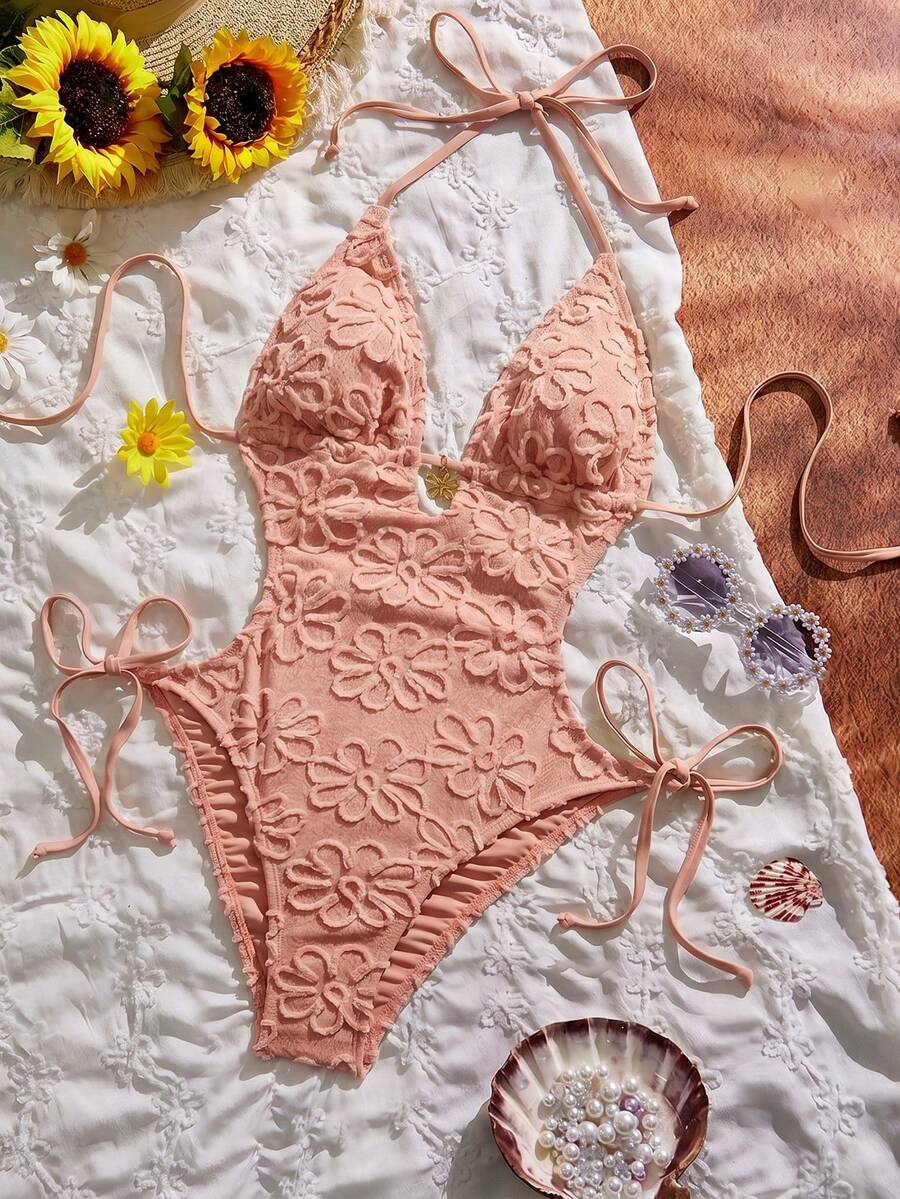 Ženski Jednodelni Kupaći Ležerni Seksi