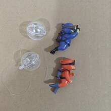 1pc Cute Diver Aquarium Decoration - Interactive Floating PVC Accessory