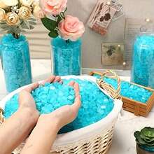 400pcs, Creative Glowing Resin Imitation Luminous Stones Fluorescent Pebbles, Summer Outdoor Party Decoration, Aquarium Water Landscape Arrangement, Filling, Garden Path Decoration, Various Shapes DIY, Add Fun To Your Life