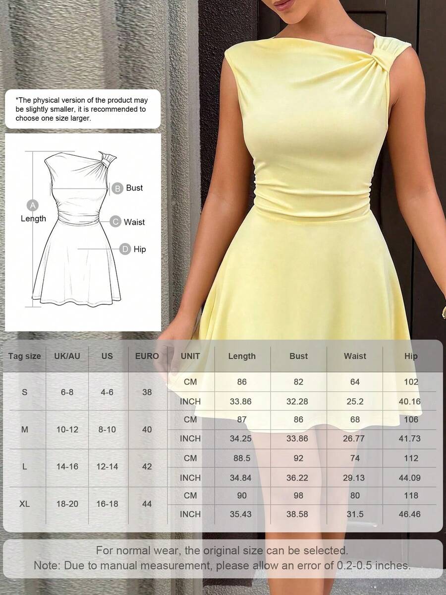 Elegantna i slatka A-line mini haljina