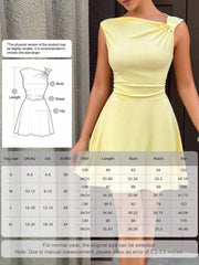 Elegantna i slatka A-line mini haljina