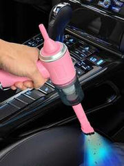Car Wireless Vacuum Cleaner, Multifunctional Handheld Portable Wireless Vacuum Cleaner With Brush Head, Washable Filter, Rechargeable, Powerful Suction, Suitable For Car, Home, Office, Pets, Dry And Wet Use, Anti-Tangle