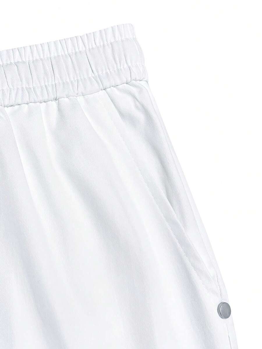 Muške ležerne letnje pantalone  sa elastičnim strukom
