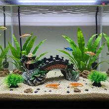 3pcs Set, Aquarium Bridge Decoration - Medieval Stone Arch Design With Stone Carving Craftsmanship, Durable Resin Material Suitable For Freshwater/Saltwater Fish Tank Water Landscape Decoration, Elegant Packaging Box, Ideal Gift For Aquarium Enthusiasts