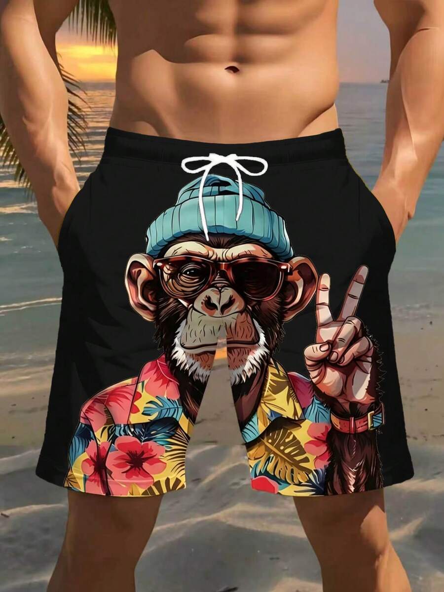 Muški šorts za plažu  sa 3D printom