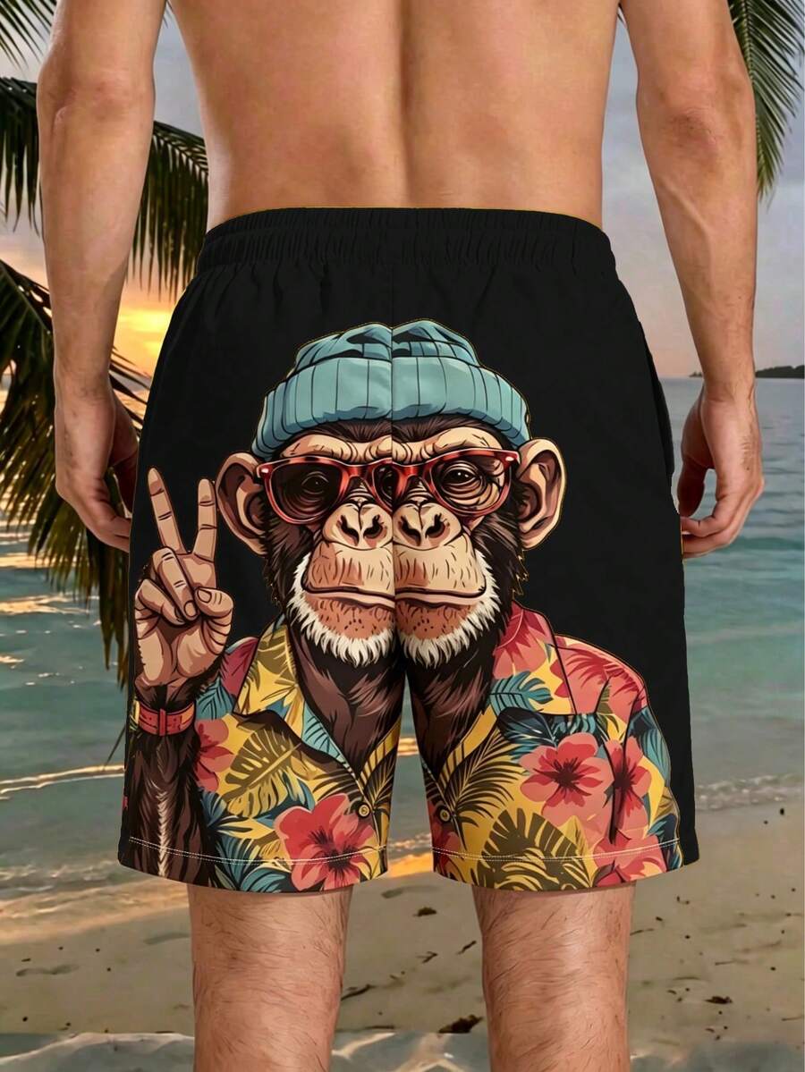 Muški šorts za plažu  sa 3D printom